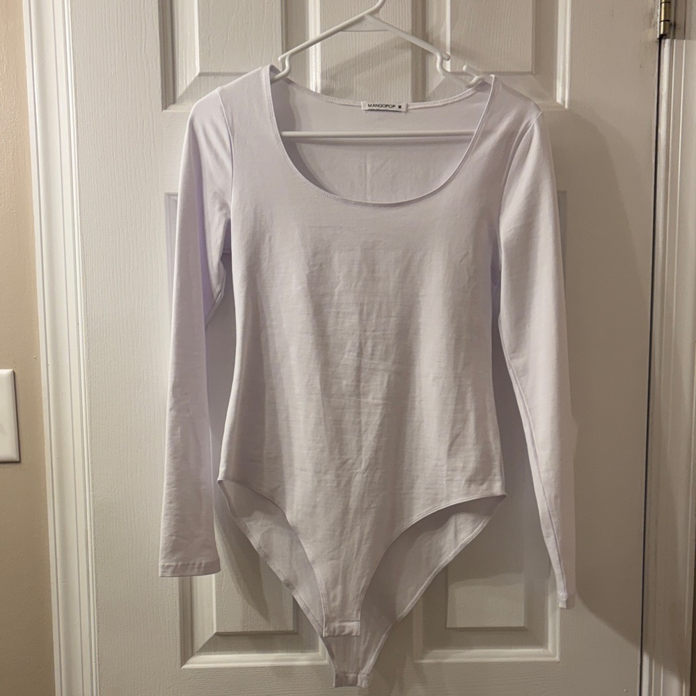 Mango Classic White Bodysuit